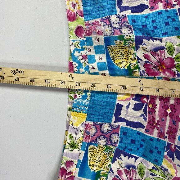 Silkland Pants 10 Colorful Dress Ankle Straight Artsy Mid Rise Office - Picture 11 of 13